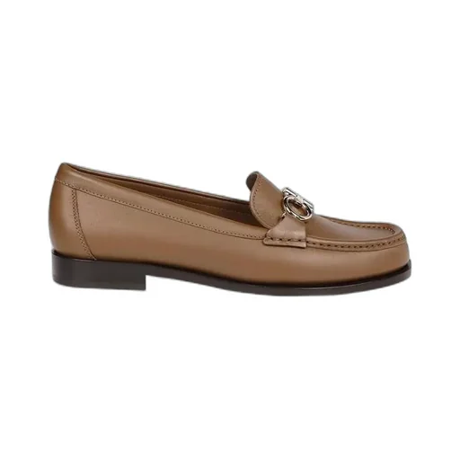 Horseshoe Buckle Decorative Flat Shoes