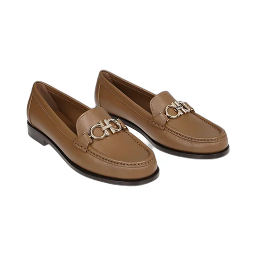 Horseshoe Buckle Decorative Flat Shoes
