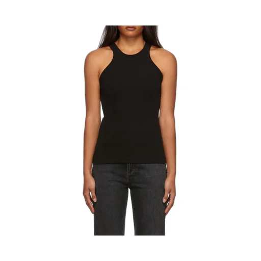 Black Round-Neck Vest