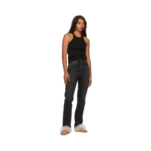 Black Round-Neck Vest