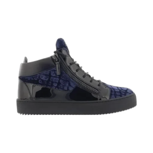 Suede High-Top Sneakers