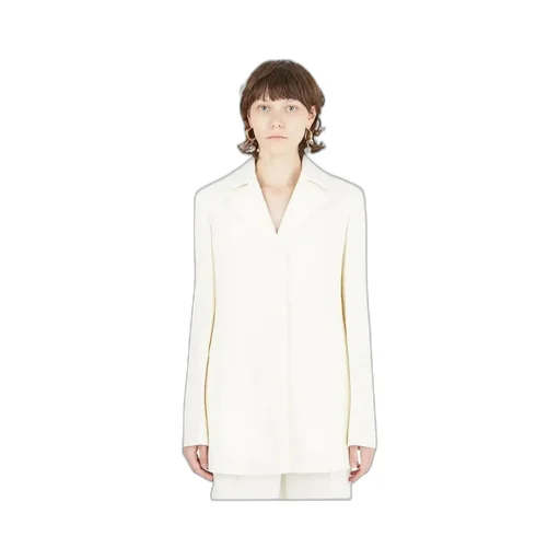 Jil Sander Padded Shoulder Tailored Blazer