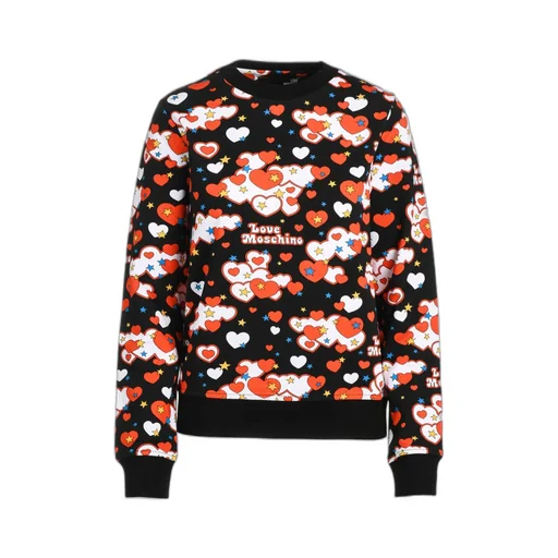 Printed Long-Sleeved Hoodie