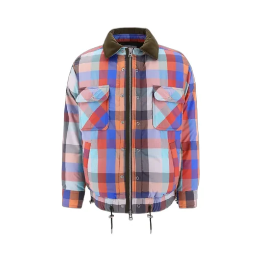 Sacai Tartan Down Jacket