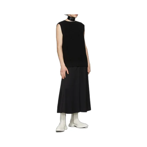 Cotton Ribbed Knitted Vest