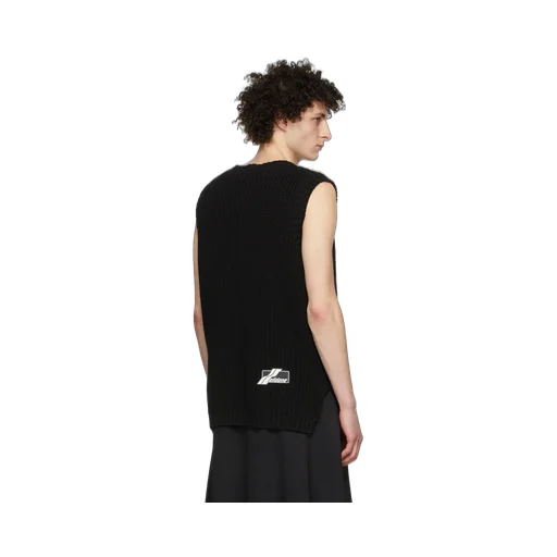 Cotton Ribbed Knitted Vest