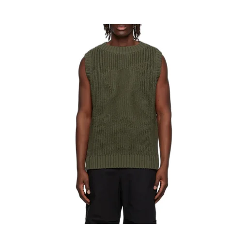 Cotton Rib Knitted Vest