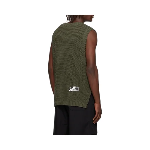 Cotton Rib Knitted Vest