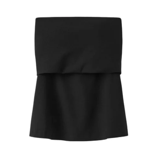 Strapless Flared Top