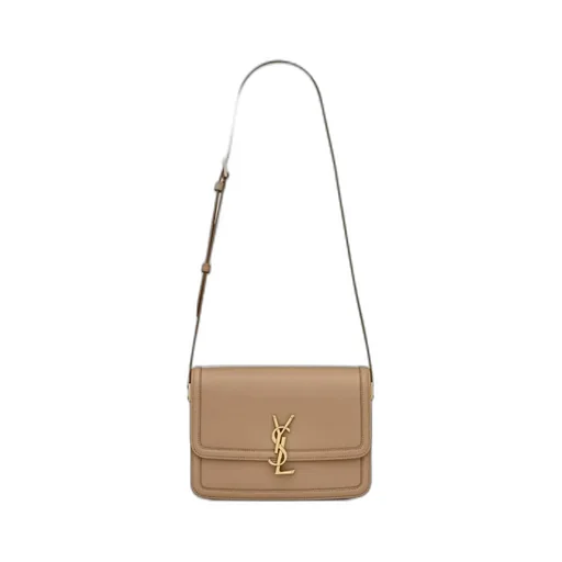 Saint Laurent Logo Plaque Medium Shoulder Bag