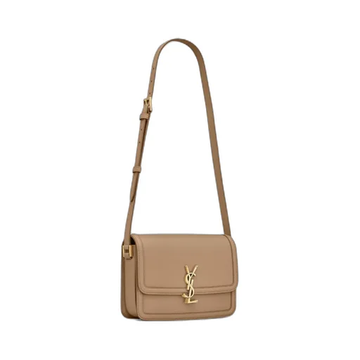 Saint Laurent Logo Plaque Medium Shoulder Bag