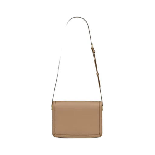 Saint Laurent Logo Plaque Medium Shoulder Bag