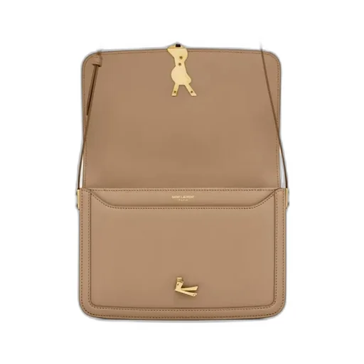 Saint Laurent Logo Plaque Medium Shoulder Bag
