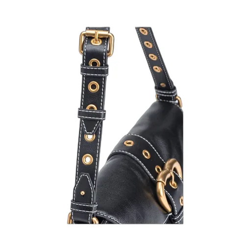 Pinko Jolene Heart Buckled Shoulder Bag