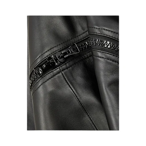 Logo Leather Jacket