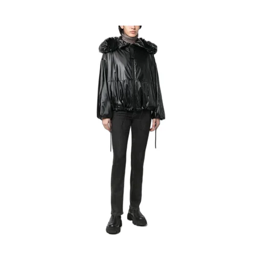 Boxy Faux-Leather Jacket