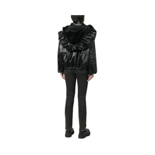 Boxy Faux-Leather Jacket