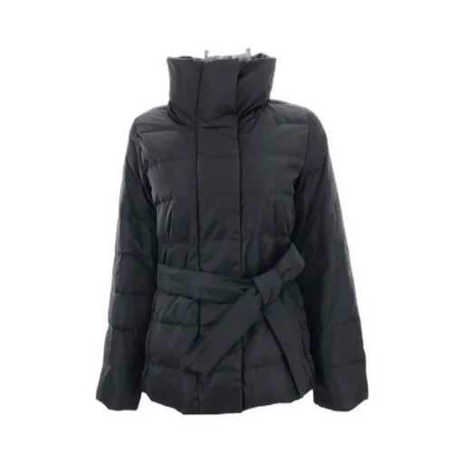 Long-Sleeved Lace Down Jacket
