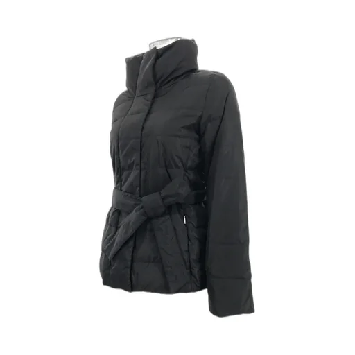 Long-Sleeved Lace Down Jacket