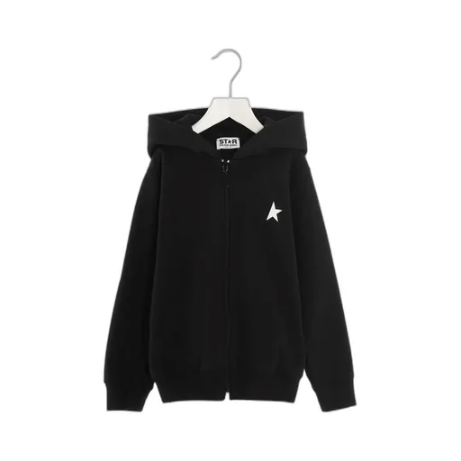 Golden Goose Kids Star Printed Zip-Up Hoodie