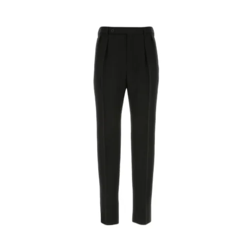 Saint Laurent High Waist Striped Pants