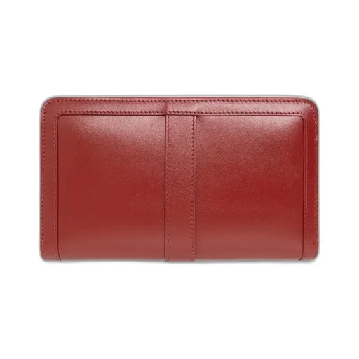 Greca-Buckle Zip Wallet