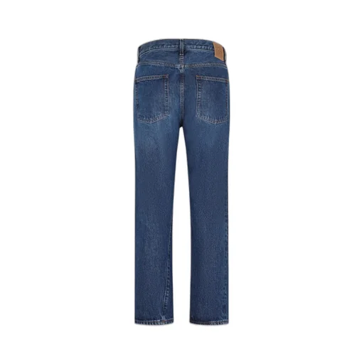 Straight-Leg Cropped Jeans