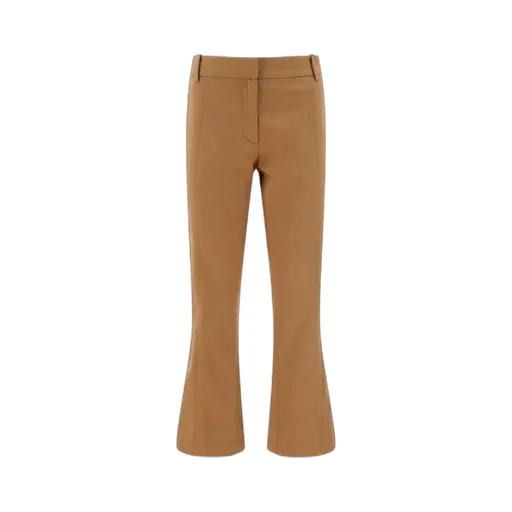 Cropped Flared Trousers