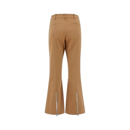 Cropped Flared Trousers