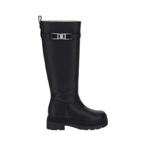 Vara Chain Knee-High Boots