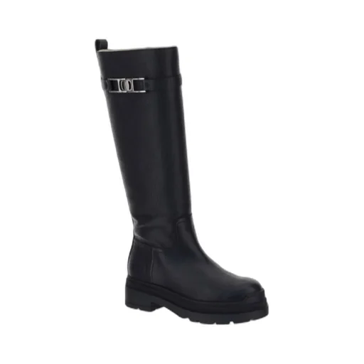 Vara Chain Knee-High Boots