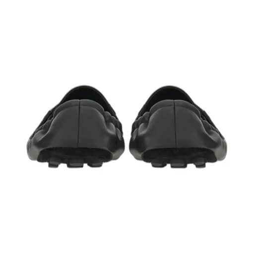 Gancini-Buckle Slip-On Loafers