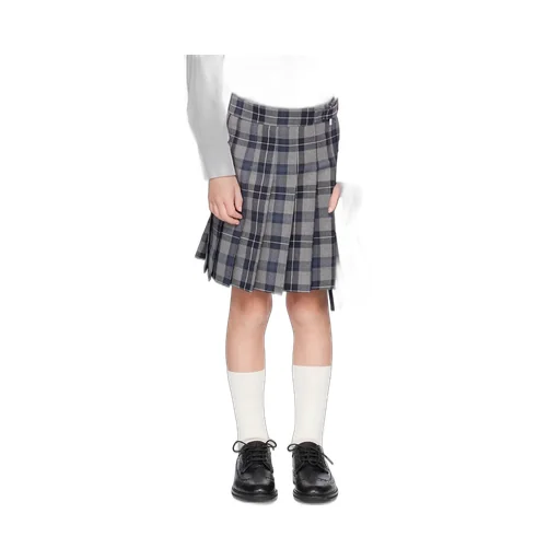 Pleated Tartan Skirt