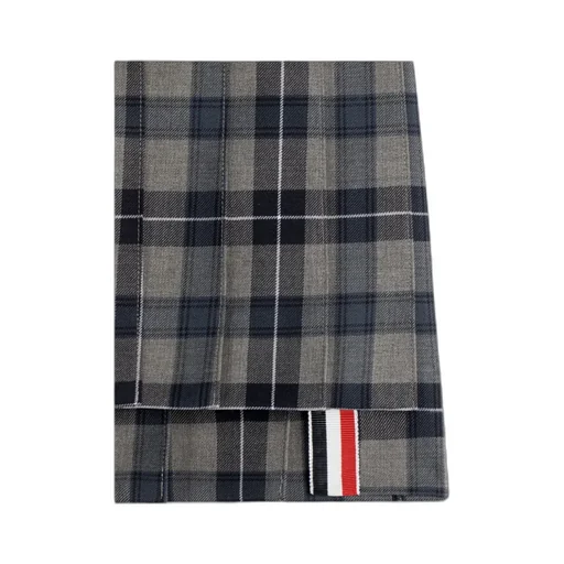 Pleated Tartan Skirt
