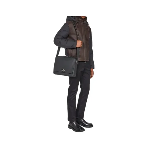 Zippered Shoulder Bag