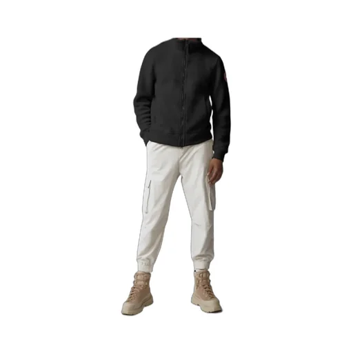 Canada Goose Logo Patch Zipped Jacket