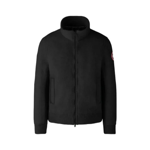 Canada Goose Logo Patch Zipped Jacket