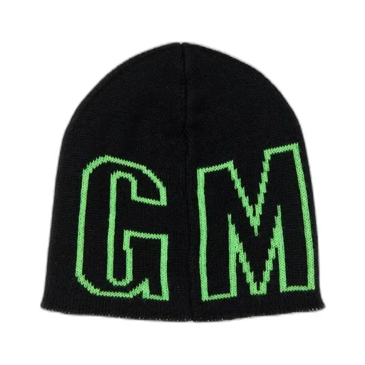 Intarsia-Knit Logo Beanie