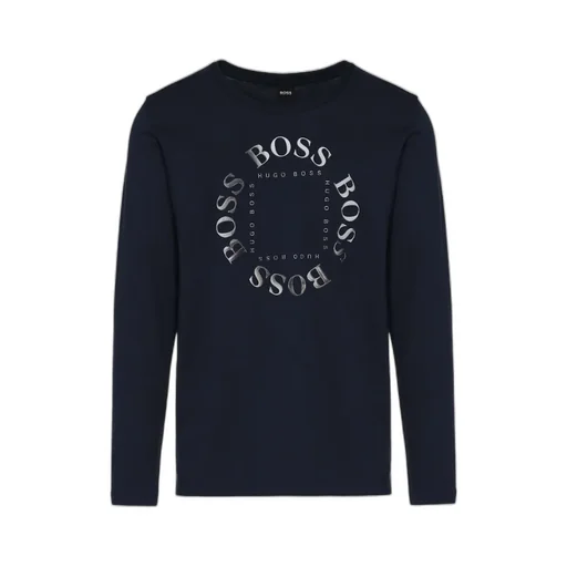 Round Collar And Long-Sleeved T-Shirt
