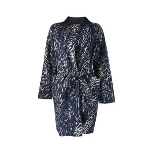 Double-Sided Lace-Up Coat