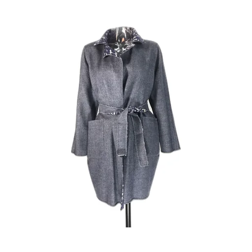 Double-Sided Lace-Up Coat