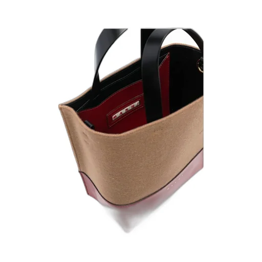 Two-Tone Logo Tote Bag