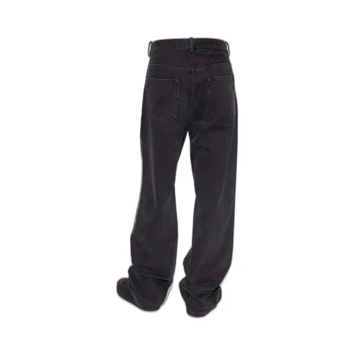 Ann Demeulemeester Straight-Leg Strap Detailed Jeans