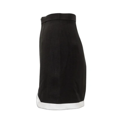Casablanca Curved Cut-Out Detailed Mini Skirt