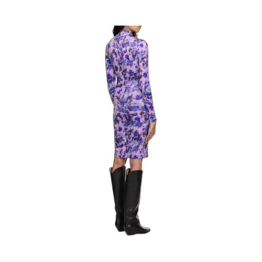 Gram Velvet Floral Mini Dress
