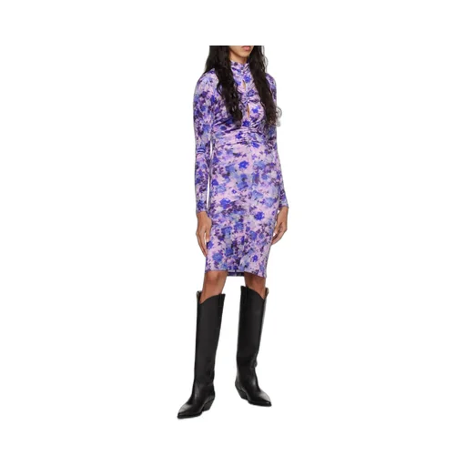 Gram Velvet Floral Mini Dress