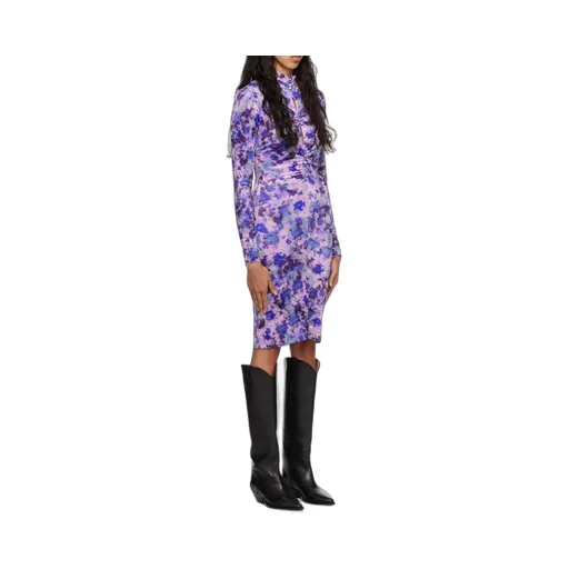 Gram Velvet Floral Mini Dress