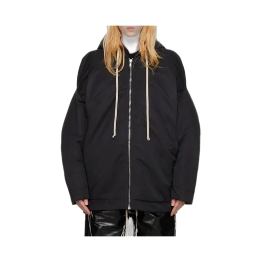 Tassel-Detail Hooded Jacket