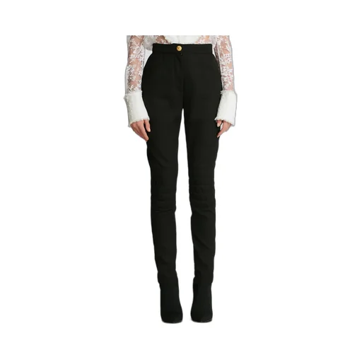 Wool Skinny-Fit Trousers