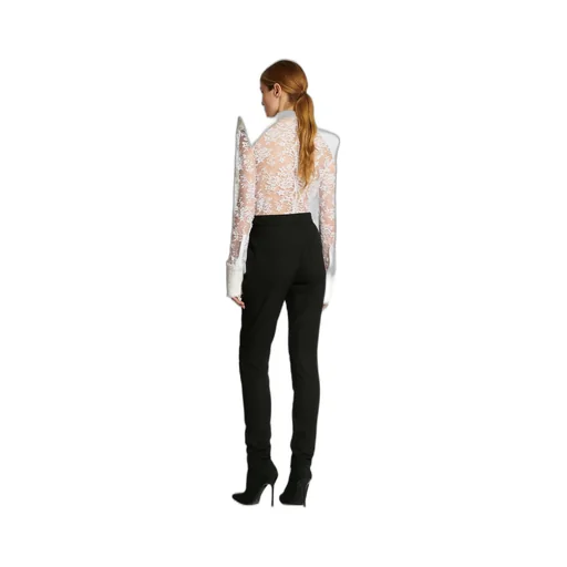 Wool Skinny-Fit Trousers